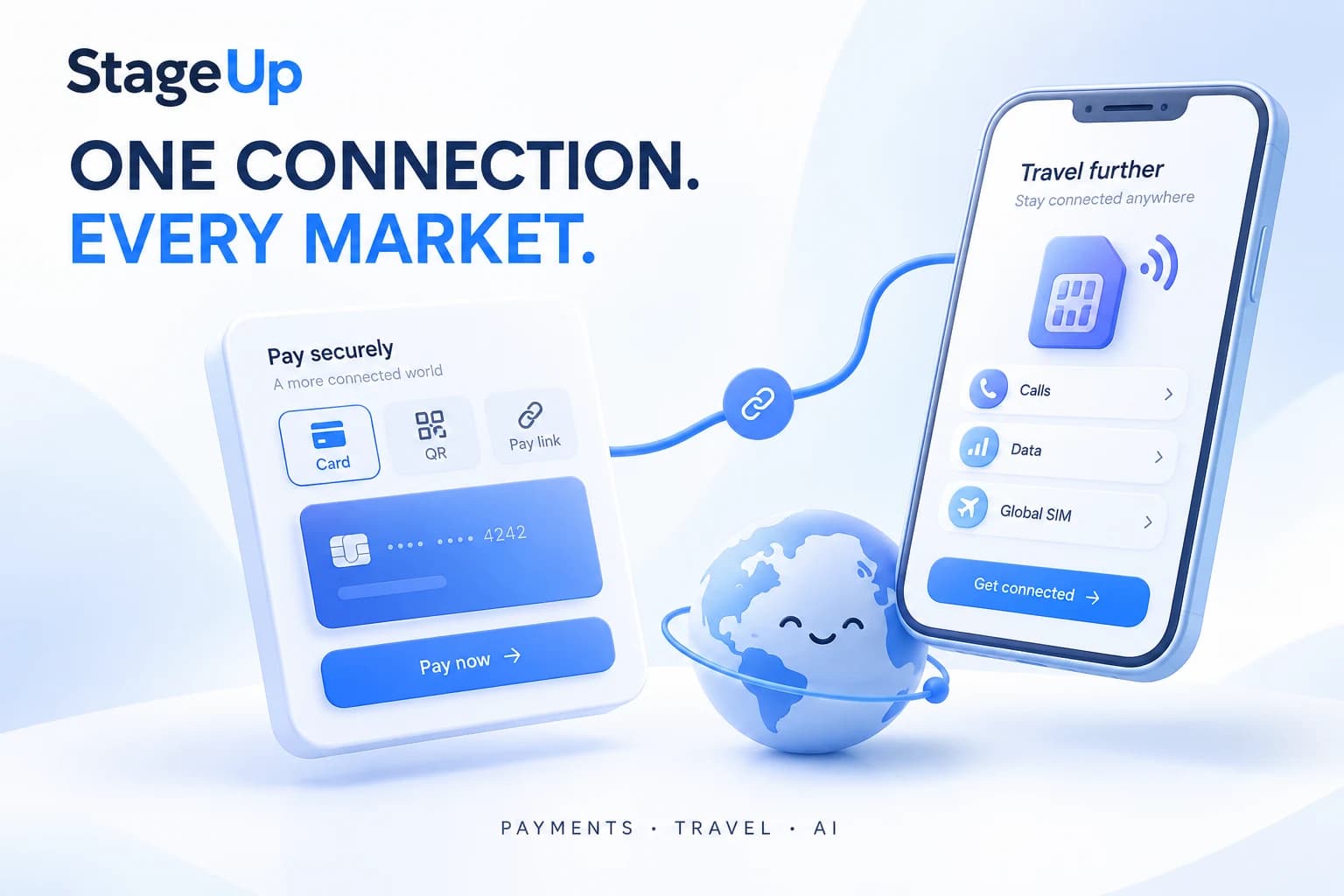 StageUp — One connection. Every market. Payments, travel and AI.