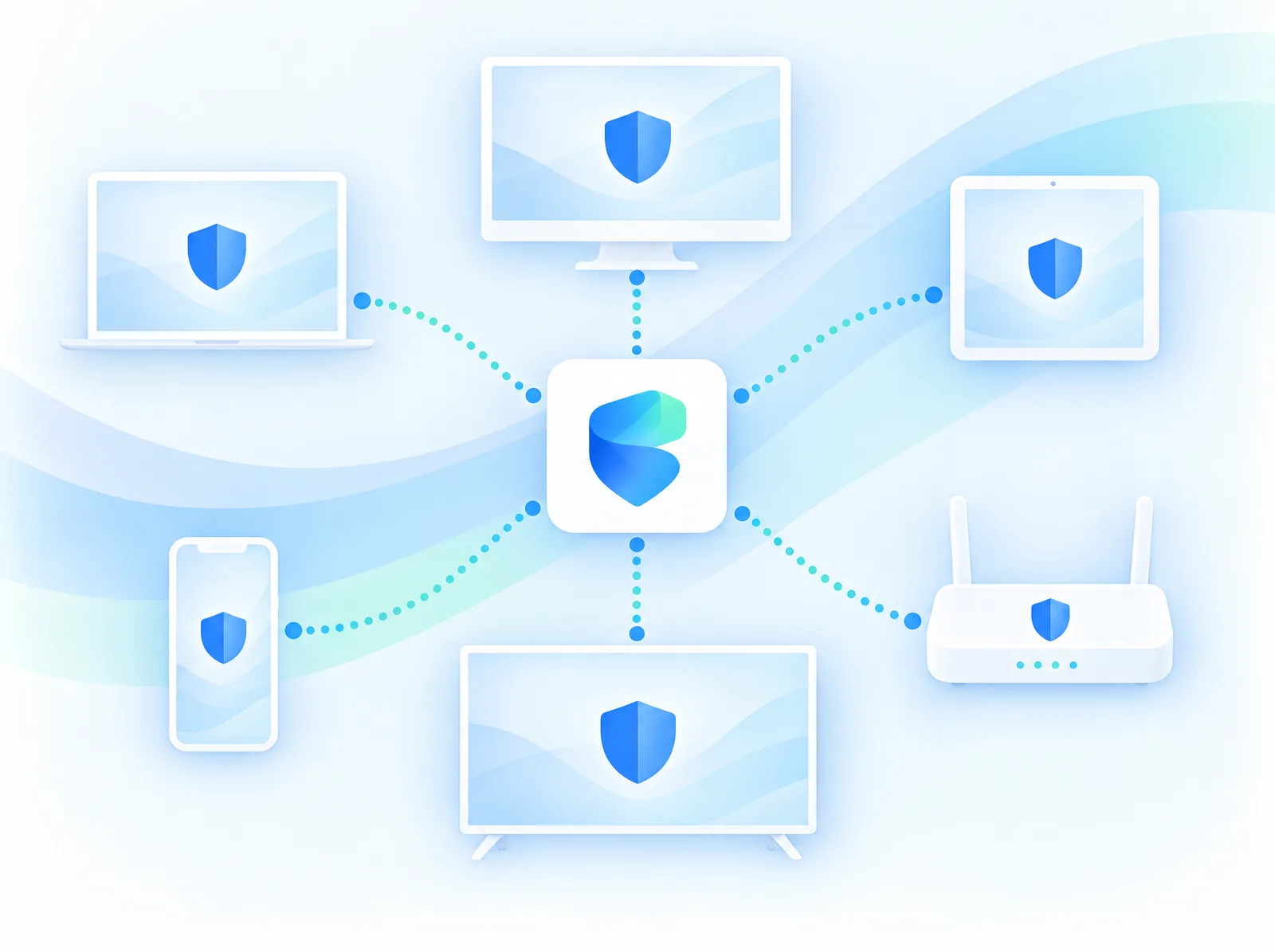 One account for every device. — StageVPN concept illustration